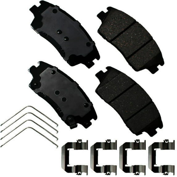 Disc Brake Pad Set Fits select: 2017-2020 HYUNDAI ELANTRA, 2016-2021 HYUNDAI TUCSON