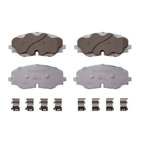 Disc Brake Pad Set Fits select: 2018-2022 VOLKSWAGEN ATLAS, 2020-2022 VOLKSWAGEN ATLAS CROSS SPORT