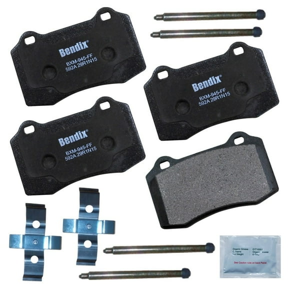 Disc Brake Pad Set Fits select: 2019 DODGE CHALLENGER, 2010-2011 CHEVROLET CAMARO