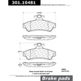 thumbnail image 1 of Disc Brake Pad Set, 1 of 2