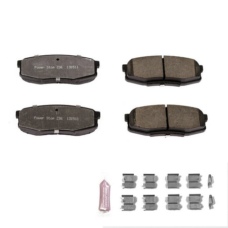Power Stop Z36-1304 Z36 Truck & Tow Carbon Fiber-Ceramic Brake Pad -Rear