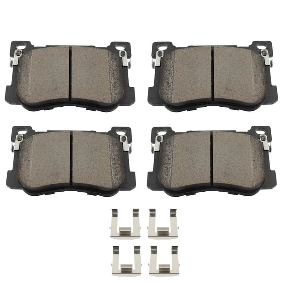 Disc Brake Pads Kit 4PCS ECCPP Front D1799-9030 Compatible For 2017-2020 For Genesis For G80|2015-2016 For Hyundai For Genesis|2015-2017 For Kia For K900