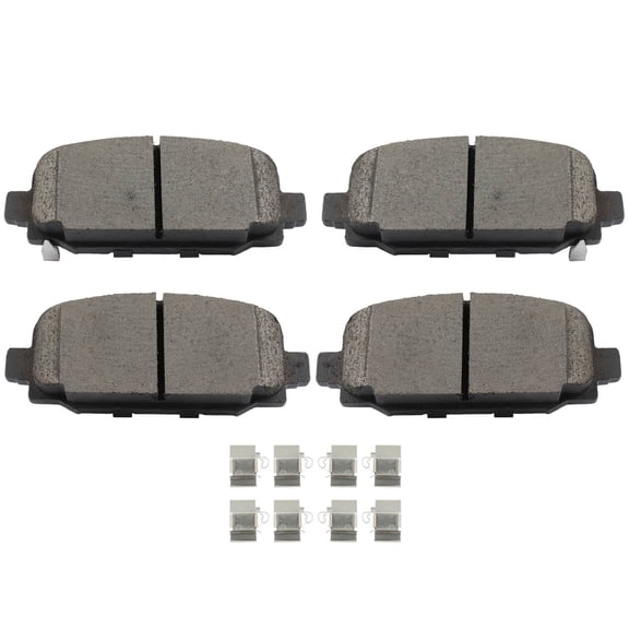 Disc Brake Pads Kit 4PCS ECCPP Rear D2081-9317 Compatible For 2017-2023 For Jeep For Compass