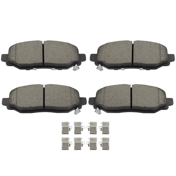 Disc Brake Pads Kit 4PCS ECCPP Rear D2186-9430 Compatible For 2018-2023 For Jeep For Wrangler