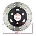 thumbnail image 1 of Disc Brake Rotor 3-Bolt 155mm 6" GY6 Gas Scooter 50cc TaoTao Jonway Peace Vento, 1 of 2