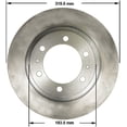 thumbnail image 1 of Disc Brake Rotor Fits select: 2008-2012,2014 TOYOTA TACOMA, 1 of 2