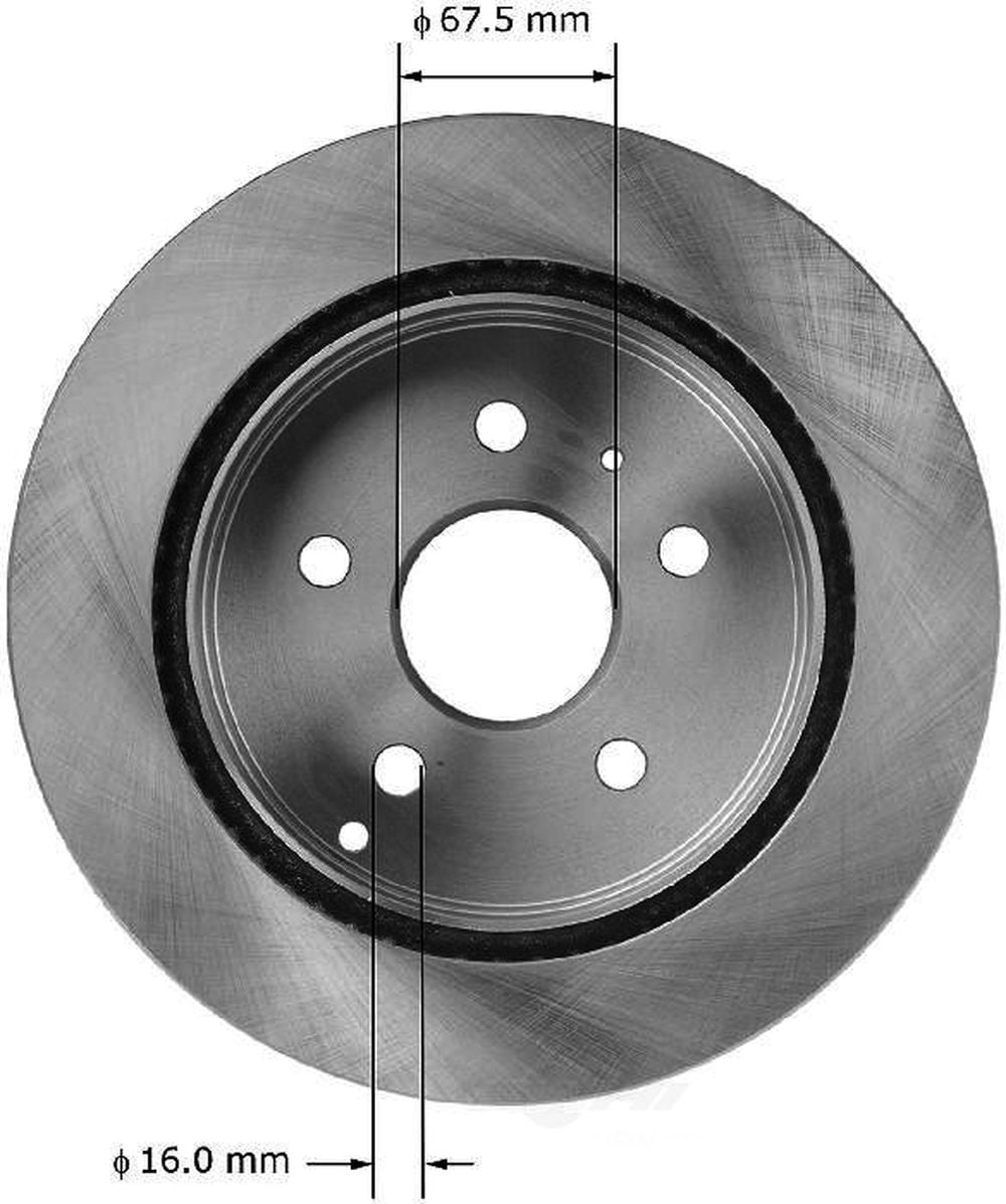 Disc Brake Rotor Fits select: 2010-2017 CHEVROLET EQUINOX, 2010-2017 GMC TERRAIN