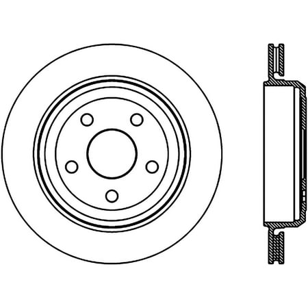 Disc Brake Rotor Fits select: 2014-2015 JEEP GRAND CHEROKEE LIMITED, 2016 JEEP GRAND CHEROKEE