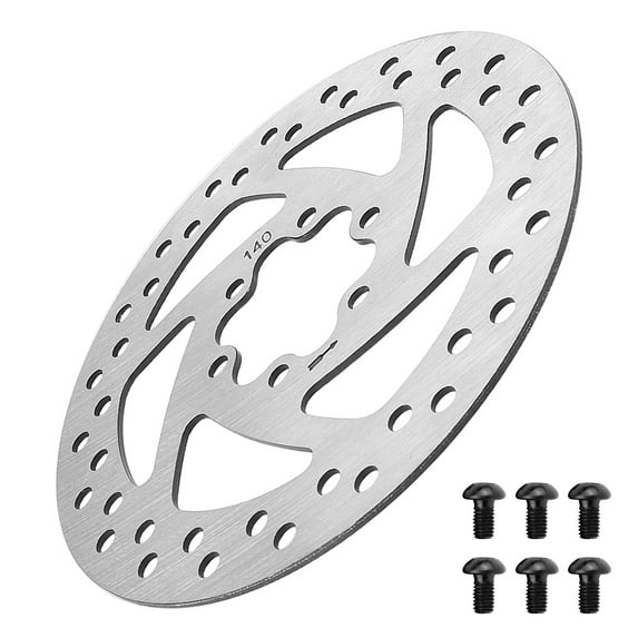 Disc Brake Rotor,Rotor Stainless Steel Stainless Steel Disc Brake Pad With 6 Rotor Huiop 140mm/160mm Qisuo Leeofty Qahm 140mm
