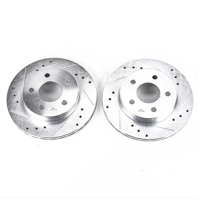 Power Stop AR8137XPR Evolution Drilled & Slotted Rotors -Rear