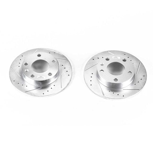 Power Stop EBR655XPR Evolution Drilled & Slotted Rotors -Rear