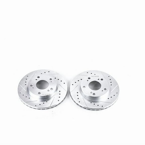 Power Stop JBR962XPR Evolution Drilled & Slotted Rotors -Front