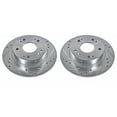 thumbnail image 1 of Power Stop Rear Pair of Drilled and Slotted Brake Rotors JBR964XPR, 1 of 3