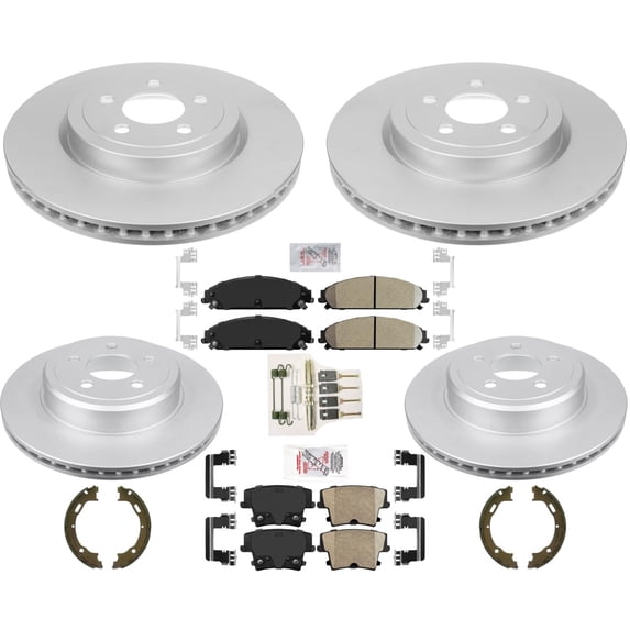 Disc Brake Rotors Pads Shoes For Chrysler 300 2018-2020 3.6L All Wheel Drive