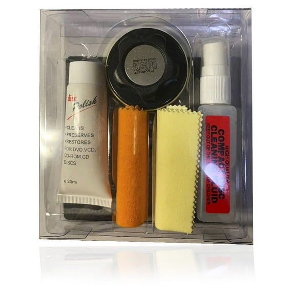 Disc Cleaning & Repair Kit for CD CD-ROM DVD Blu Ray VCD Video Game Movie Music