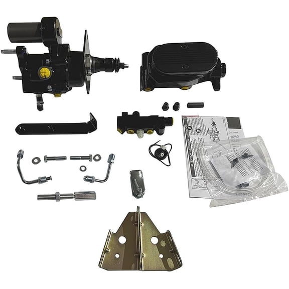 Disc/Disc FOR 1964 GM A F X Body Hydro Boost Power Brake Booster Kit w/Master Cylinder, Proportioning Valve & Hoses