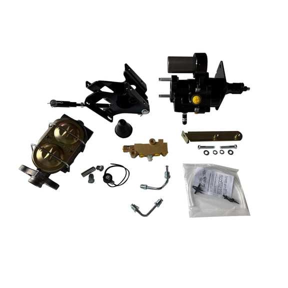 Disc Disc Hydro-Boost Power Brake Booster Kit for 1967-1972 Chevy GMC Trucks Front Rear Disc Master Cylinder & Proportioning Valve kit