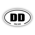 thumbnail image 1 of Disc Dog DD Oval Bumper Sticker 3M Vinyl Decal 3 in x 5 in, 1 of 3