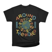 Disc Golf Around The World 2 T-Shirt Tee Gift For Him Merch For Her Apparel For Friend