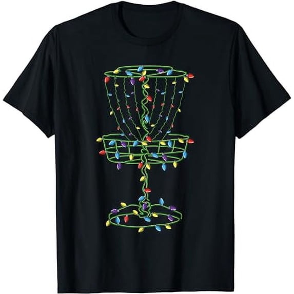 Disc Golf Basket Cool Disc Golf Frisbee Golfer Xmas Gift T-Shirt