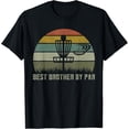 thumbnail image 1 of Disc Golf Best Brother Shirt Fathers Day Apparel Frisbee Men T-Shirt Unisex S-5XL Hot Trending Shirt, Vintage Birthday Gift, 1 of 2