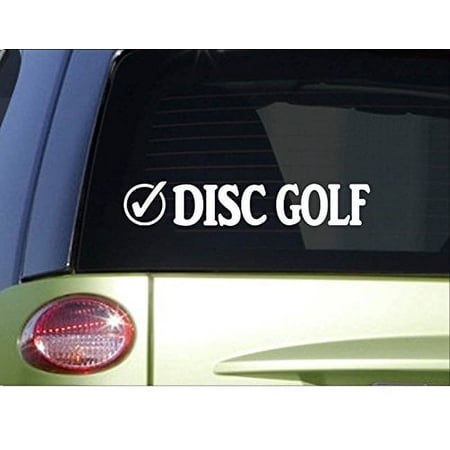 Disc Golf Check *I015* 8" Sticker decal golf putter driver disc goal