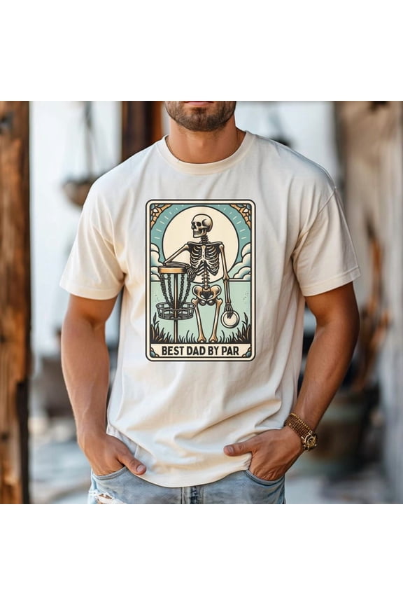 Disc Golf Dad Shirt, Disc Golf Tarot Card T-Shirt, Father'S Day, Dad, Dad Birthday, Present Disc Golfer Dad
