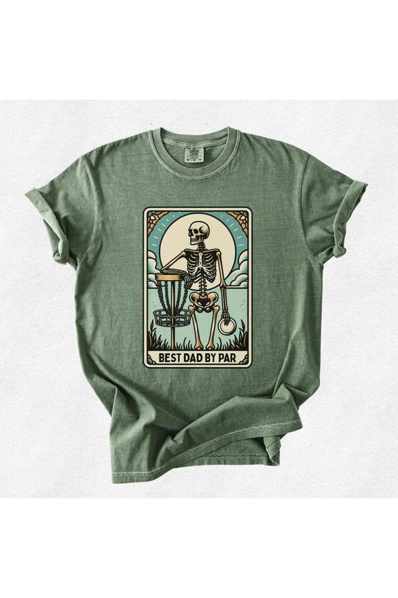 Disc Golf Dad Shirt, Disc Golf Tarot Card T-Shirt, Father's Day Gift, Dad Gifts, Dad Birthday Gift, Fathers Day Present Disc Golfer Dad TH290524