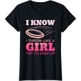 thumbnail image 1 of Disc Golf Girl Funny Disc Golfing Lover Player Gift T-Shirt, 1 of 3