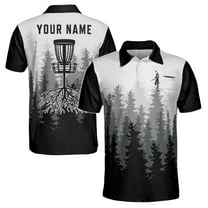 Disc Golf Hole In The Woods Custom Name Disc Golf Men's Polo Shirt S-5XL