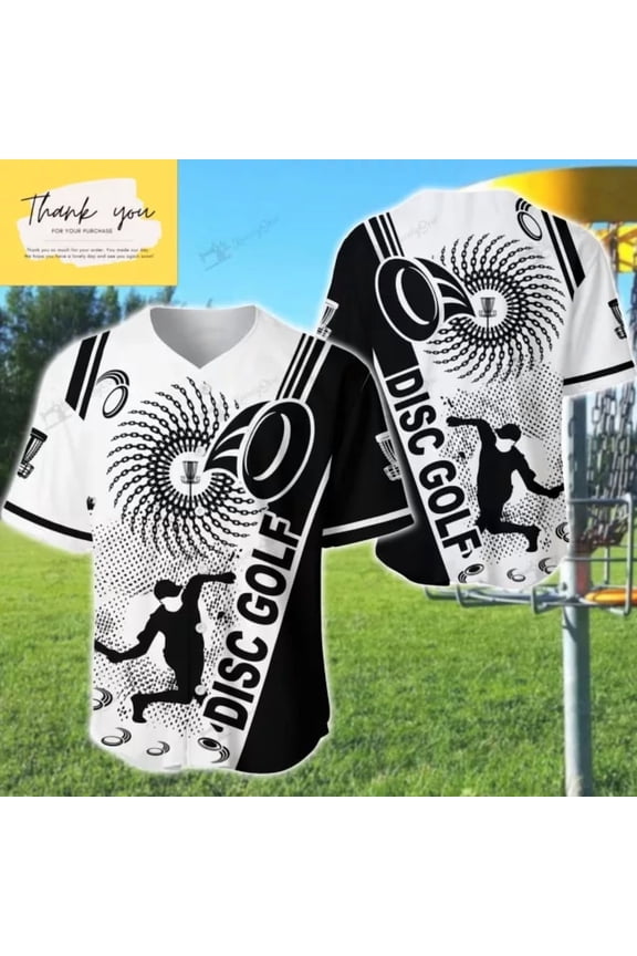Disc Golf Players Baseball Jersey Shirt Custom Name Baseball Jersey Shirts Gift - Hot Sale