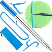 Disc Golf Retriever Pole Telescopic, Golf Equipment, Disc Retriever Disc Golf Grabber, Frisbee Golf Stick Disc Grabber, 16FT