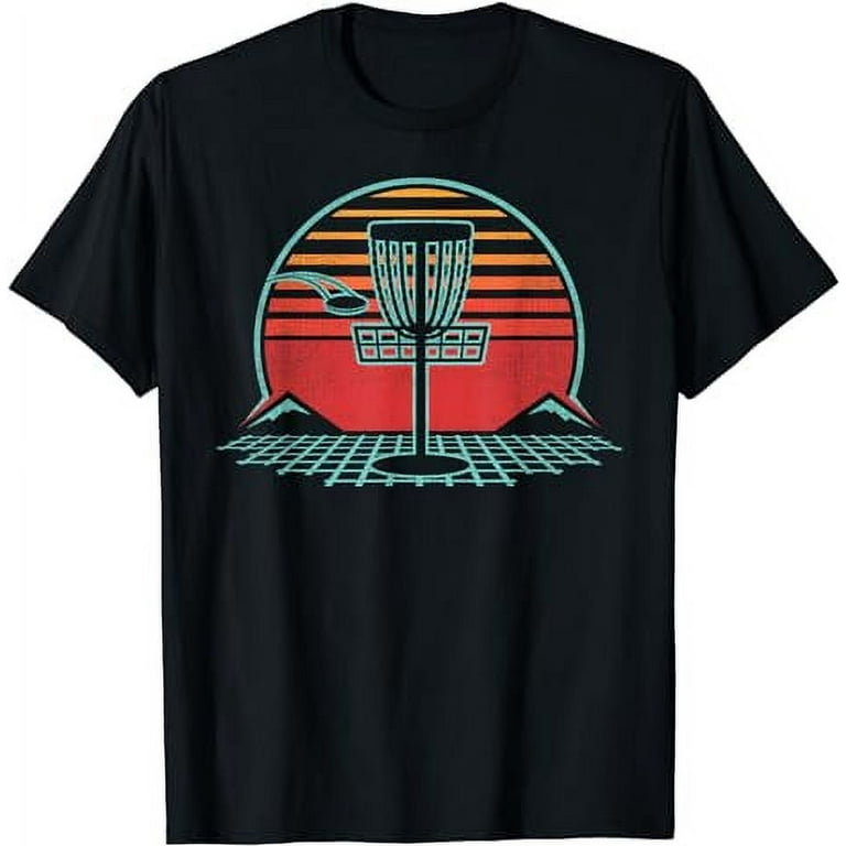 Disc Golf - Distressed Retro 80s Style Vintage T-Shirt Disc Golf - Distressed Retro 80s Style Vintage T-Shirt