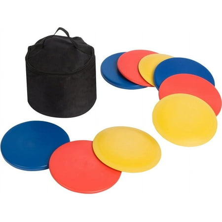 Disc Golf Set - With Disc Golf Bag - 9 Discs - By Trademark Innovations