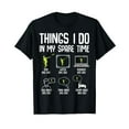 thumbnail image 1 of Disc Golf Things I Do In My Spare Time Frisbee Men Kids Boys T-Shirt, 1 of 5