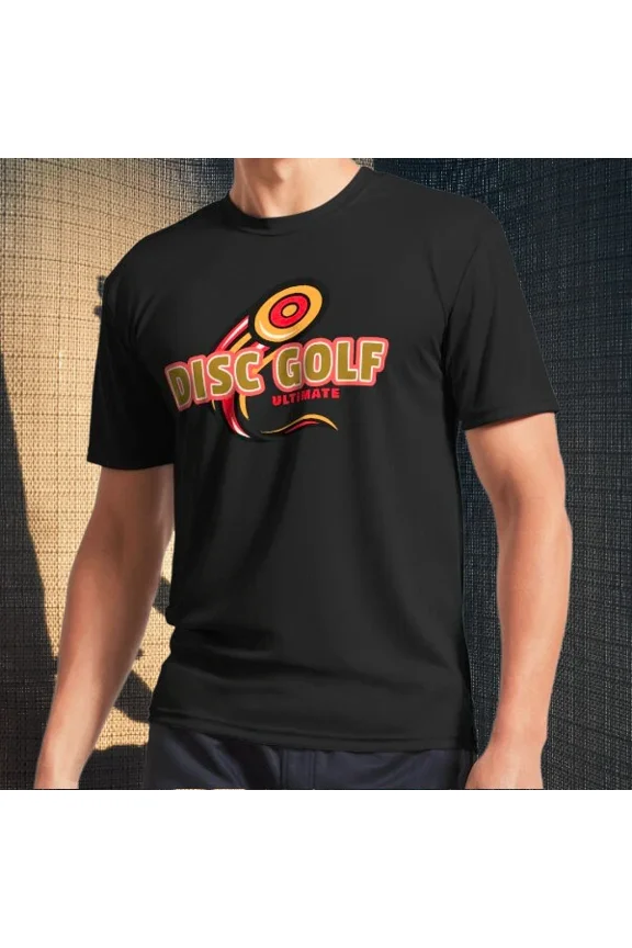 Disc Golf_Ultimate Active T-Shirt Logo Men's T-Shirt Funny Size S to 5XL
