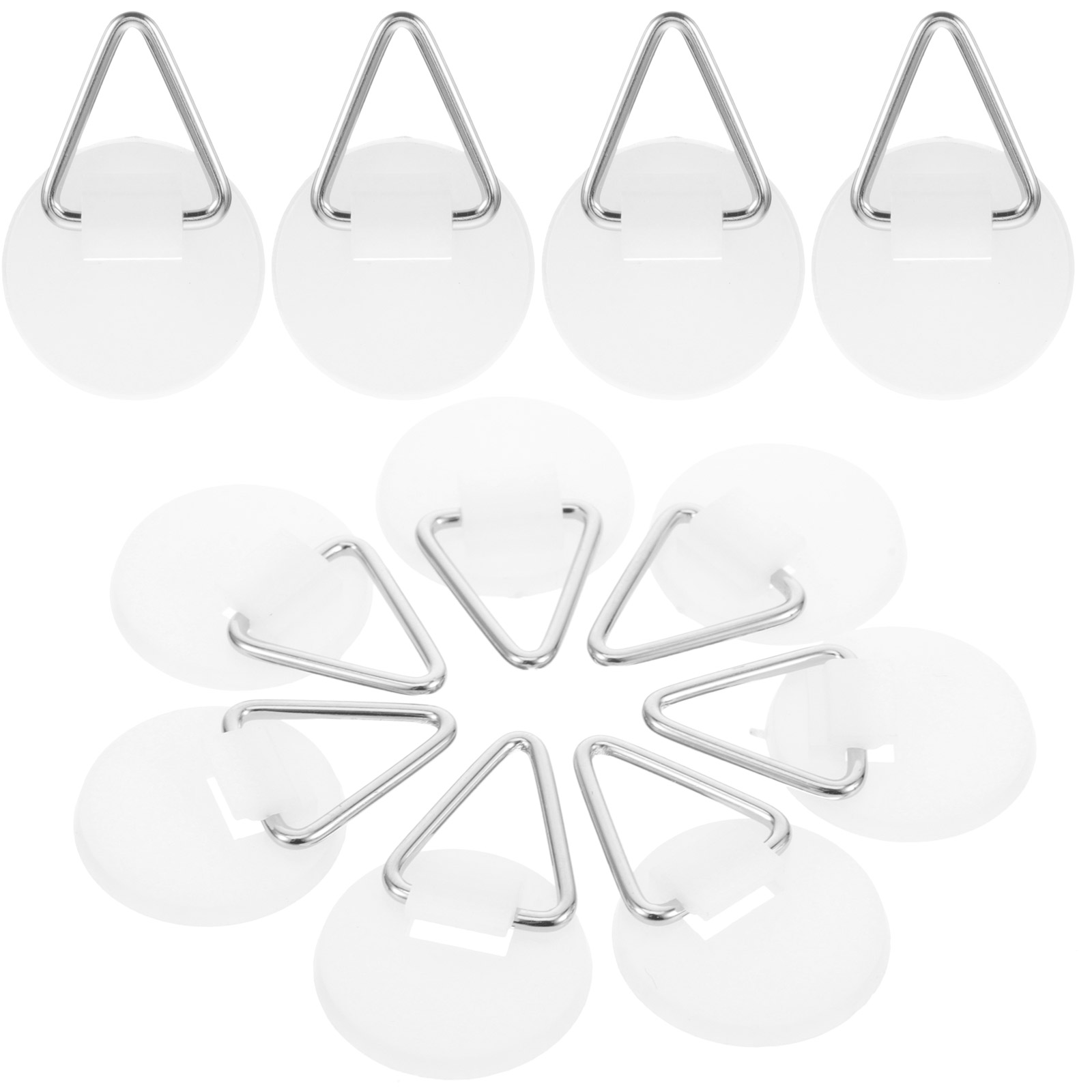 Disc Hook 50 Pcs Decorative Plates up Rack Easy to Clean Hangers
