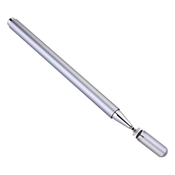 Disc Magnetic Capacitor Touch Gray Stylus Pen for Tablet Grey