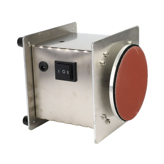 Disc Mini Bench Disc Sander Electric Sharpener 7 Variable Speed 20 Sanding Discs Self Adhesive Benchtop Sanding Polishing Grinding Machine For Wood Plastic Metal