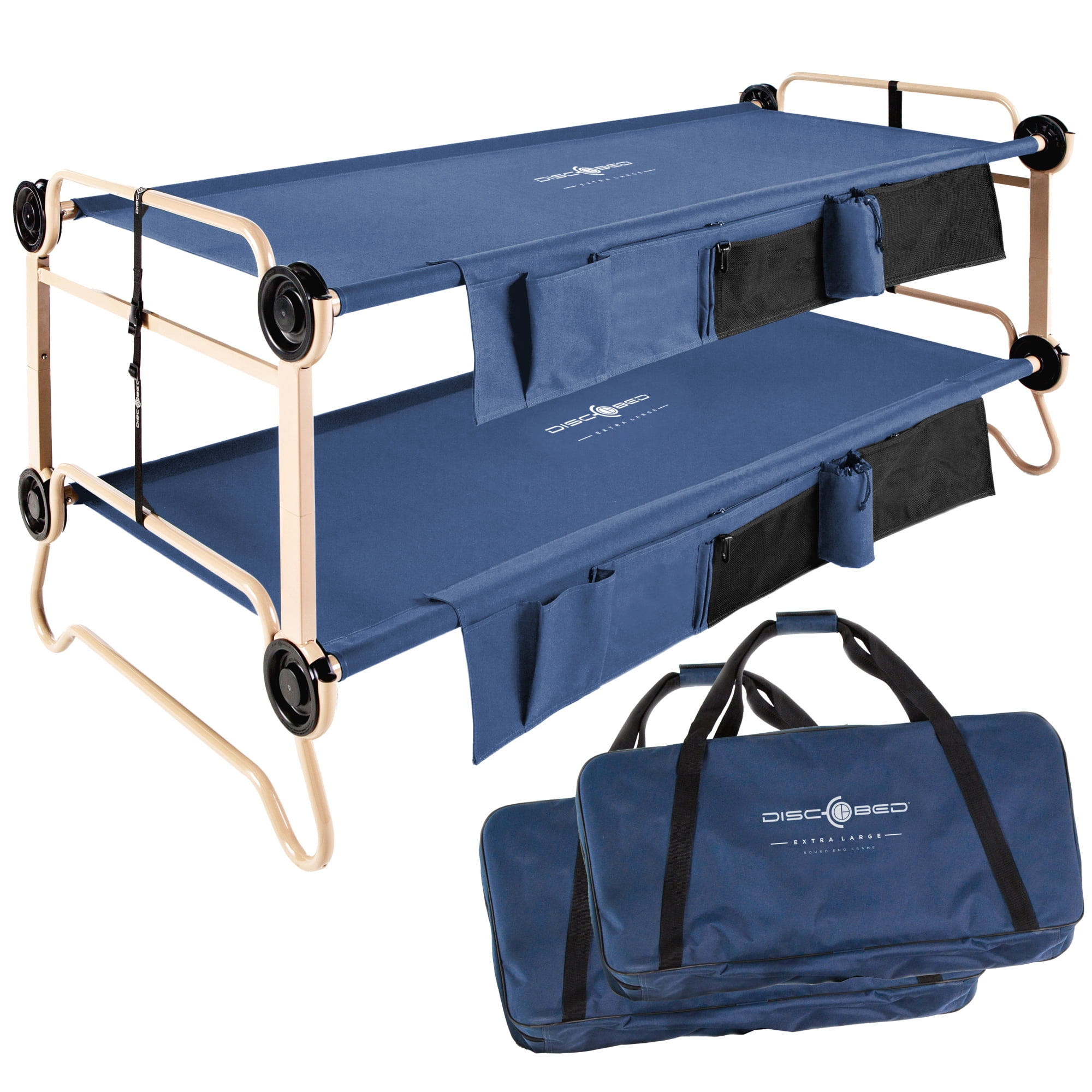 CAM-O-BUNK DISC-O-BED L グリーン ベット キャンプ 美品 Disc-O-Bed XL Portable Adult Camping Guest Cot, Benchable