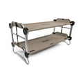 thumbnail image 1 of Disc-O-Bed Youth Double Cot Kid-O-Bunk w/ 200 Pound Capacity & Carry Bags, Tan, 1 of 12