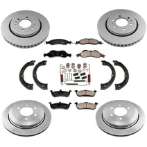 Emergency Parking Brake Shoe Set With Springs for BMW 320i 2013-2017