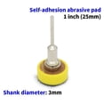 thumbnail image 1 of New Self-adhesion Disc Sandpaper Abrasive Pad W/ Shank For Polishing & Grinding, 1 of 6