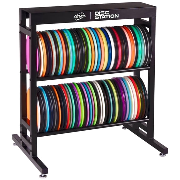 Disc Station Disc Storage Rack (2 Shelf / Black)