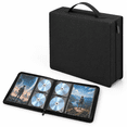 Disc Storage Binder with Handles, 200 CD Case, Pu Leather Cover for CDs ...