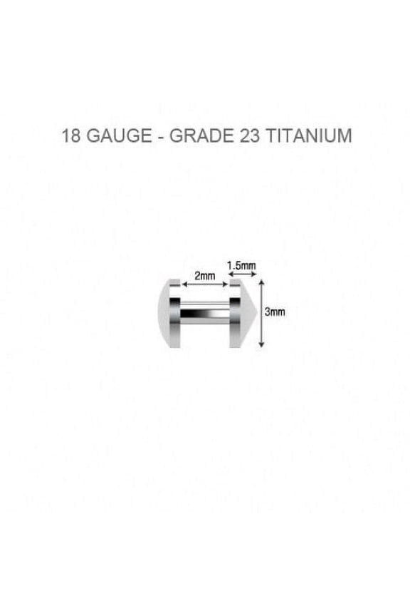 Disc Top Titanium Skin Diver Dermal Anchor Piercing Jewelry