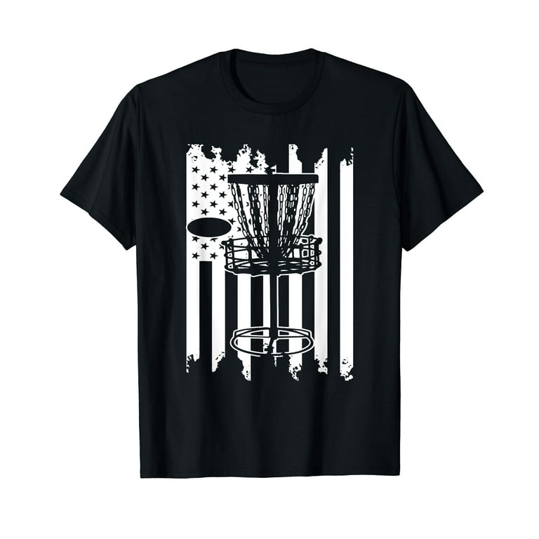 Usa Flag Disc Golf T Shirt Usa Flag Disc Golf T Shirt