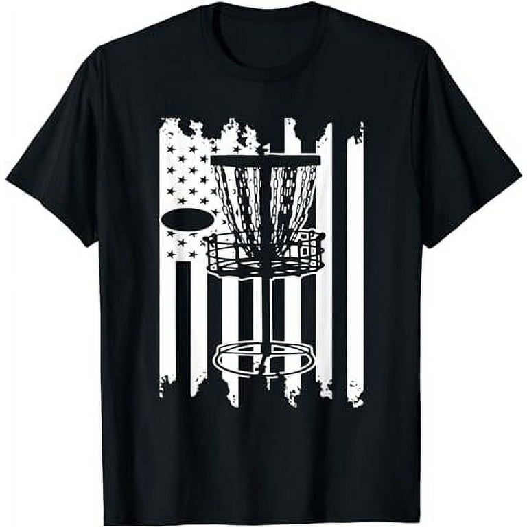Usa Flag Disc Golf T Shirt Usa Flag Disc Golf T Shirt