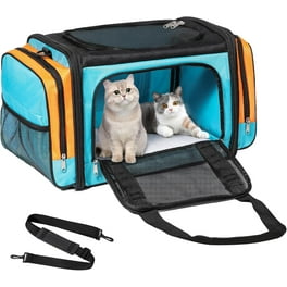 Small Pet Carrier for Small Dogs and Cats Waterproof Soft Pet Travel Bag with Meshed Window TSA Approved Pet Carrier for Cat Travel Bag 7.9 x 13.8 x 7.9 Inch Pink Flower Walmart