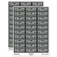 thumbnail image 1 of Discard Bold Sticker Set - Black - Gloss Finish - 1.75" Medium, 1 of 7